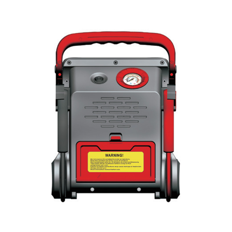 TMSPL-29 Mobile Power Box varustettu ilmapumpulla ja useilla liitännöillä